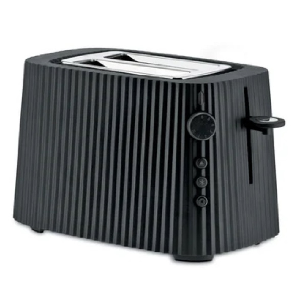 BNIB Alessi Plisse Black Toaster